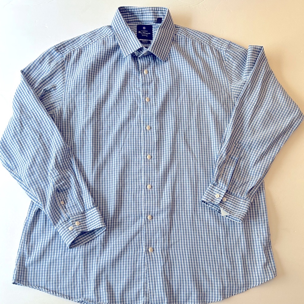 Men’s Ben Sherman Shirt Size 17-17.5  34-35 60% Cotton